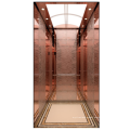Special sale  Rose titanium mirror etching  mini home elevator lift  indoor lift for home
